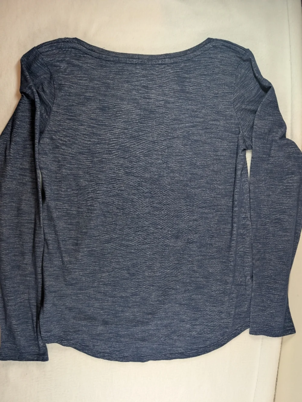 Nike Long Sleeve Dri-FIT  Training Top in Navy Heather S